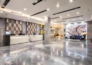 El lobby o recepción de Echarm Hotel Guilin Railway Station the MixC