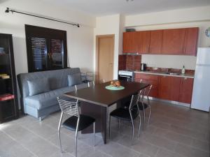 Kuchyň nebo kuchyňský kout v ubytování Artemis Appartments