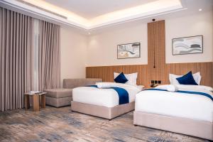 Postel nebo postele na pokoji v ubytování فندق ارجان بارك جدة + 39 fotografií