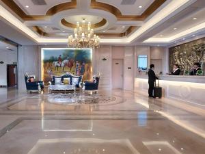 Χώρος καθιστικού στο Vienna Hotel Jiangsu Zhangjiagang Passenger Terminal Station