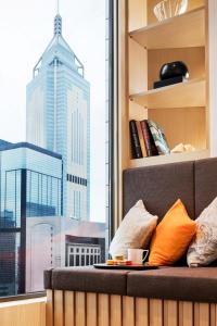 Predel za sedenje v nastanitvi Burlington Hotel
