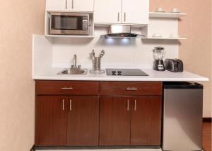 Kuchyň nebo kuchyňský kout v ubytování Clarion Suites Guatemala City