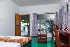 Orchid Lake View Homestay客房内的一张或多张床位