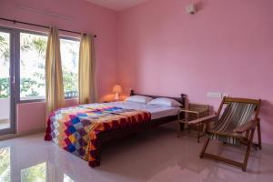 Orchid Lake View Homestay客房内的一张或多张床位