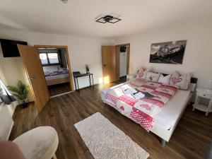 Giường trong phòng chung tại LechHuamat