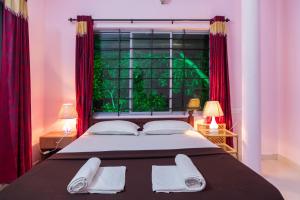 Orchid Lake View Homestay客房内的一张或多张床位