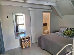 Postel nebo postele na pokoji v ubytování Salted