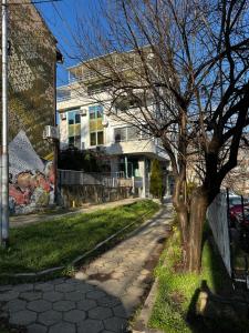 Bygningen som lejligheden ligger i