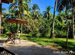 Zahrada ubytování Loki Baan Paa