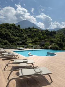 Vista general de una montaña o vista desde el hotel