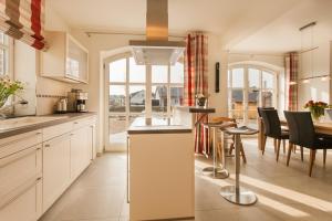 Køkken eller tekøkken på Haus Hafenflair