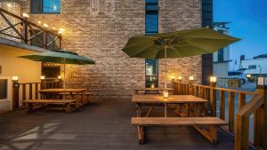 Μπαλκόνι ή βεράντα στο Donghae badae meomuleuda