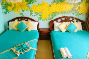 Postel nebo postele na pokoji v ubytování Memory Villa