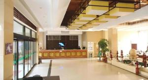 Un lugar para sentarse en GreenTree Inn Henan Shangqiu Yongcheng Ouya Road Business Hotel
