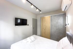 TV a/nebo společenská místnost v ubytování Villa Redi Relaxing Spa