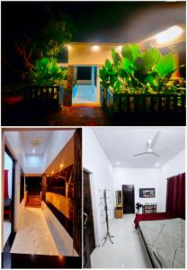 a living room and a bedroom with at GB25 inn in Trivandrum