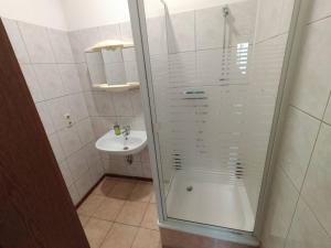 Koupelna v ubytování Apartment Haus