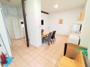 Kuchyň nebo kuchyňský kout v ubytování Apartment Haus