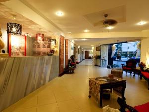 TV a/nebo společenská místnost v ubytování The Xym Hotel