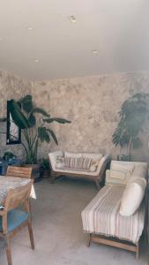 Posezení v ubytování Las Fatiguitas