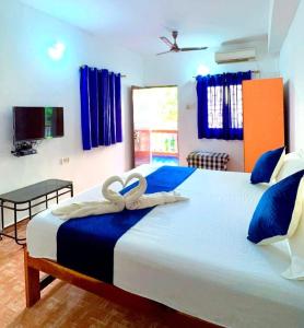 Postel nebo postele na pokoji v ubytování Deeptis Guest House