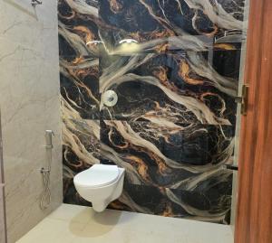 Koupelna v ubytování Hotel Ponrayar