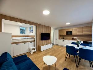 Nhà bếp/bếp nhỏ tại Apartmány Rezidence Lyžařská