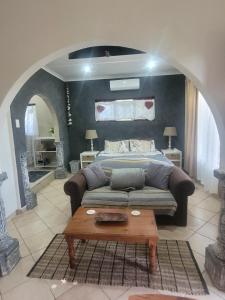 Кровать или кровати в номере Clansthal beach get away