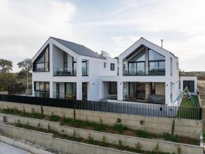 Bygningen som feriehuset ligger i