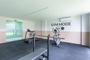 Fitnesscentret og/eller fitnessfaciliteterne på Apartamento Vista mar