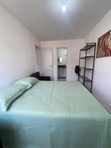 En eller flere senge i et værelse på Apartamento Vista mar