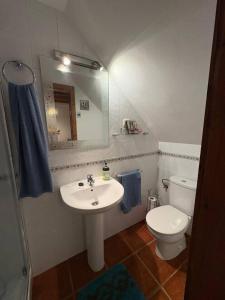 Koupelna v ubytování Casa La Campurra Selnatur