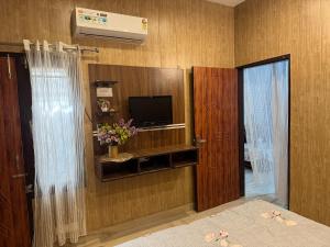 TV a/nebo společenská místnost v ubytování Golden nest BNB