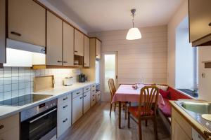 Kuchyň nebo kuchyňský kout v ubytování Villa Gartenblick