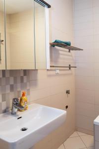 Et badeværelse på Bucharest Central DD Apartment