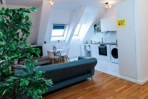 Køkken eller tekøkken på Bucharest Central DD Apartment