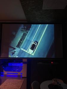 TV a/nebo společenská místnost v ubytování VIP Apart Gorlice