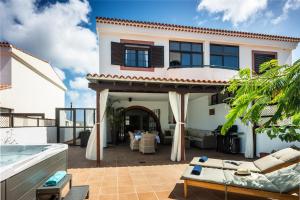 Et opholdsområde på Villa Garoé