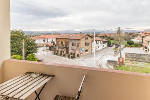 Μπαλκόνι ή βεράντα στο Hostal La Concha en Somo