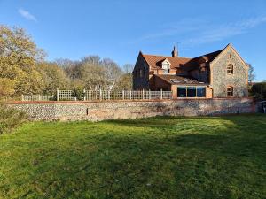 Bygningen som feriehuset ligger i