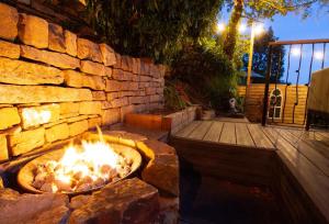 Grillfaciliteterne i feriehuset som gæsterne kan bruge