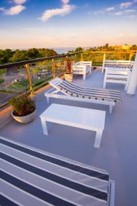 Balkón nebo terasa v ubytování Hotel Estacion