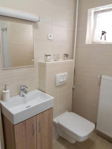 Vonios kambarys apgyvendinimo įstaigoje Best Hévíz Apartman
