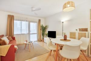 TV a/nebo společenská místnost v ubytování Oasis Duna Casa Maho