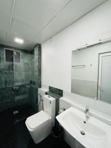 Koupelna v ubytování House On The Bend