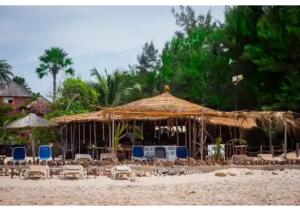 Garður fyrir utan Hotel La Marsu