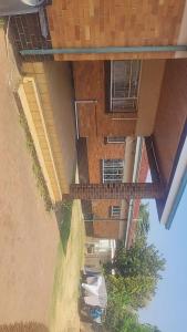 an overhead view of a building with a balcony at Rainbow Guest House in Maraisburg