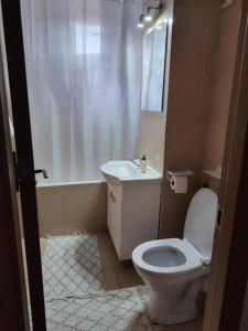 Et badeværelse på Apartament central