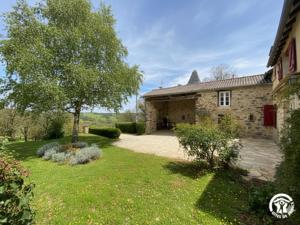 Zahrada ubytování Gite des Compans