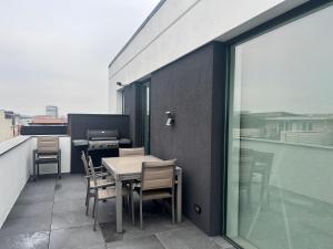 Balkón nebo terasa v ubytování UpartHotel + 1 fotografie